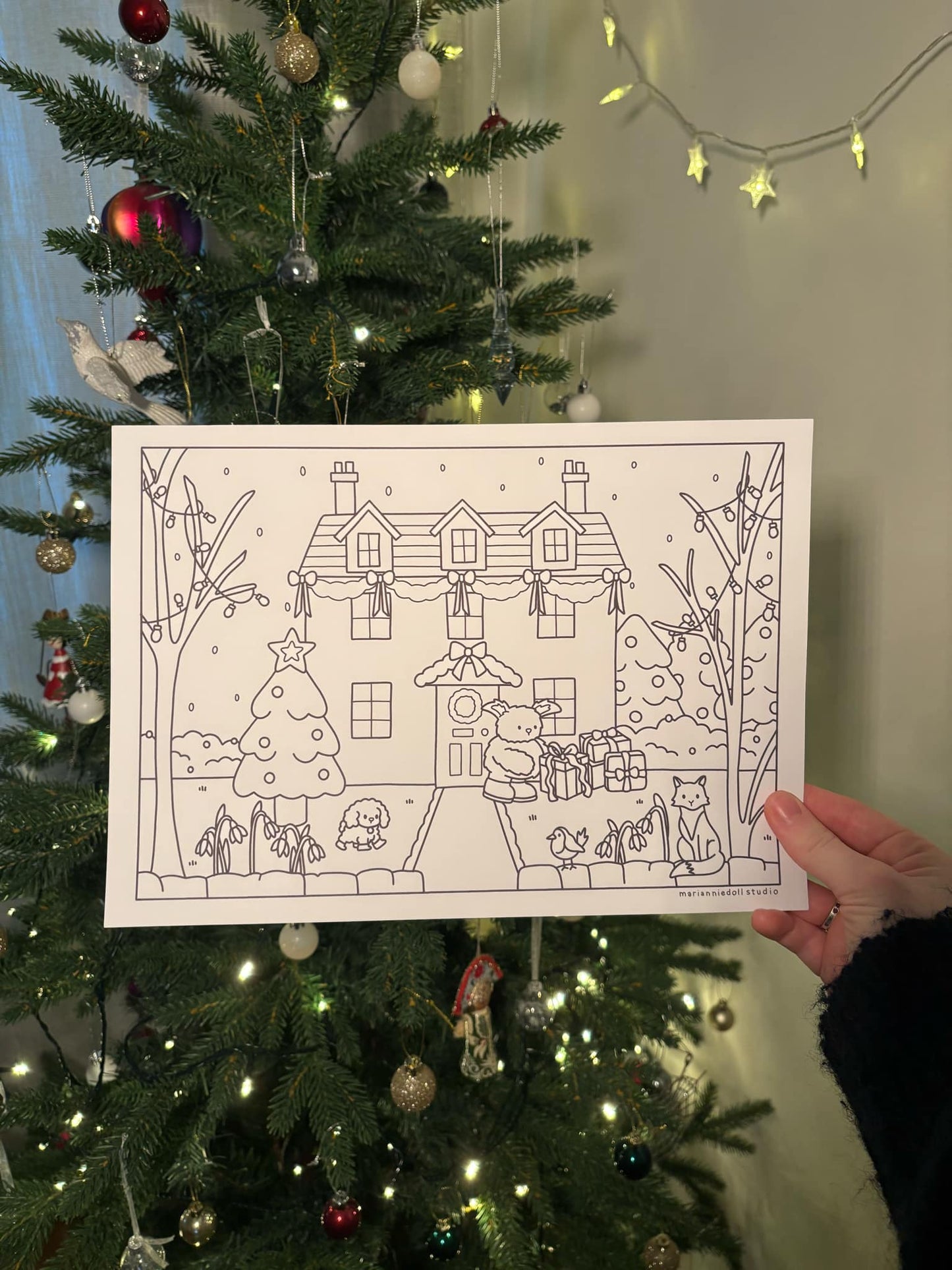 Christmas Colouring Pages (UK ONLY)