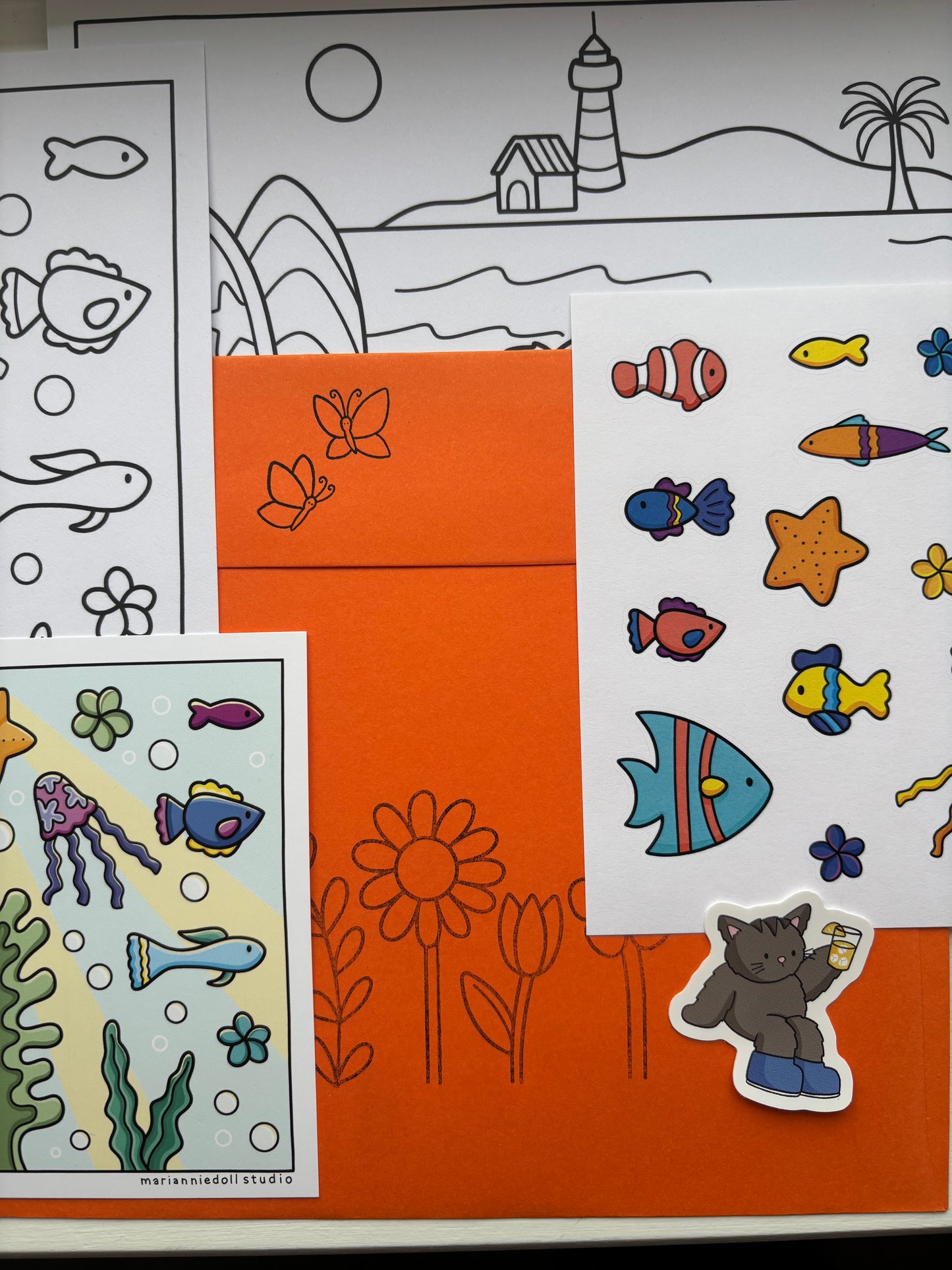 Midge Mail: Monthly Colouring Club