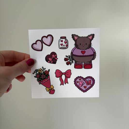 Valentine’s Sticker Sheet