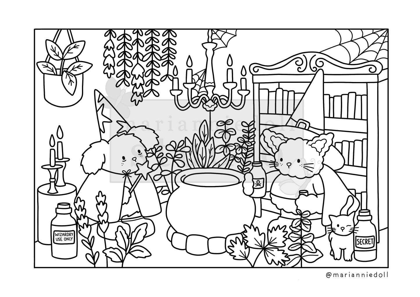 Halloween Colouring Pages - digital download